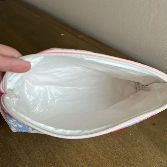 Vintage Women’s Canvas Cosmetic Bags Set of 3. Claire Floral Print. Waterproof. - Picture 10 of 13